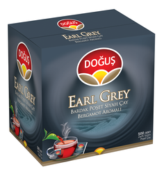 Doğuş Çay - Doğuş Earl Grey Bardak Poşet Çay 500lü Doğuş Çay - Doğuş Earl Grey Bardak Poşet Çay 500lü