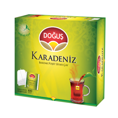 Doğuş Karadeniz Bardak Poşet Çay Bergamot Aromalı 100 adet