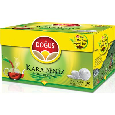 Doğuş Karadeniz Demlik Poşet Çay Bergamot Aromalı 100 adet