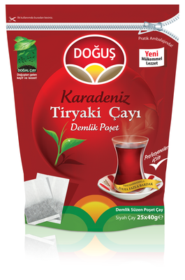 Doğuş Karadeniz Tiryaki Demlik Poşet Çay 40 gr 25 adet