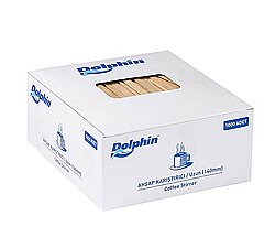Dolphin Ahşap Karıştırıcı 14cm 1000li