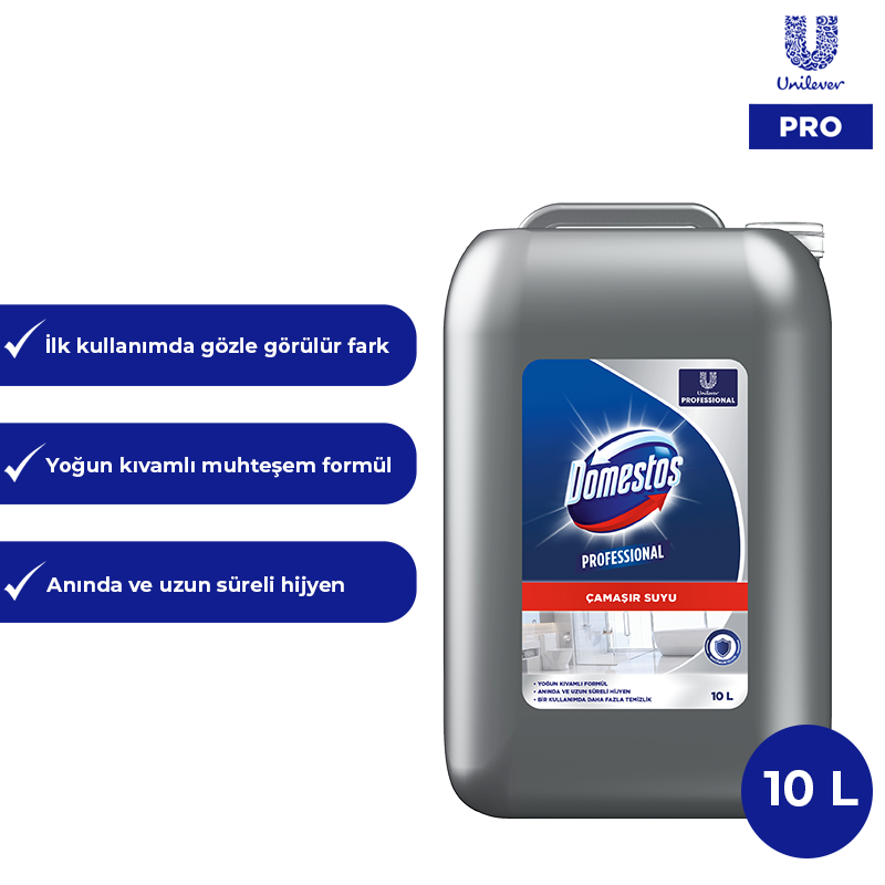 Domestos Professional Çamaşır Suyu 10 lt Ts Belgeli 68940731