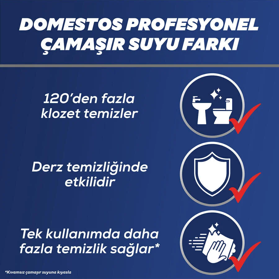 Domestos Professional Çamaşır Suyu 5 lt - Thumbnail