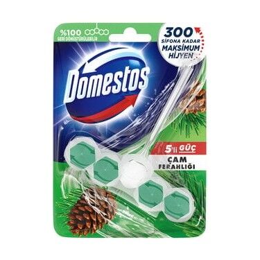 Domestos Tuvalet Blok 5 li Güç Çam Ferahlığı 5 adet