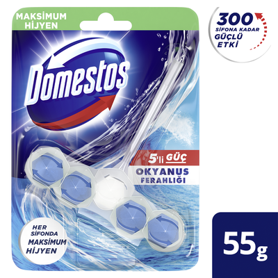 Domestos Tuvalet Blok 5li Güç Okyanus Ferahlığı