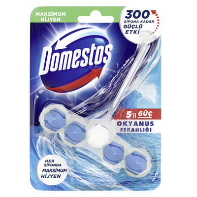 Domestos Tuvalet Blok 5li Güç Okyanus Ferahlığı