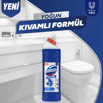 Domestos U-PRO Professional Tuvalet Temizleyici Asidik 750 ml 