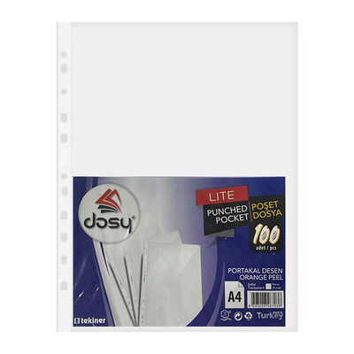 Dosy Poşet Dosya A4 30 Micron 100 lü