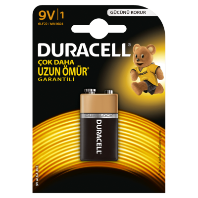 Duracell Alkalin 9 Volt