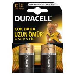 Duracell - Duracell Alkalin C Orta Boy Pil 2'li Duracell - Duracell Alkalin C Orta Boy Pil 2'li