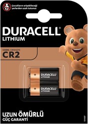 Duracell Pil CR2 3 Volt 2 li - Thumbnail