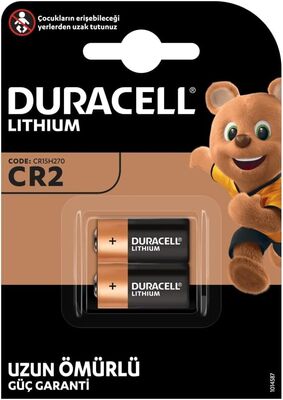 Duracell Pil CR2 3 Volt 2 li