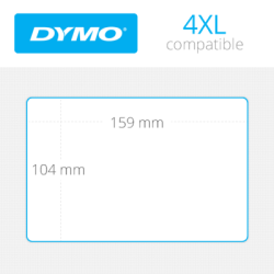 Dymo 4XL Ekstra Geniş Sevkiyat Etiketi 104x159mm - Thumbnail