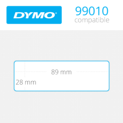 Dymo Adres Etiketi 260 Etiket 89x28mm 99010 - Thumbnail