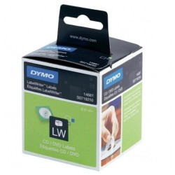 Dymo - Dymo CD/DVD Etiketi 160 Etiket 57mm 14681 Dymo - Dymo CD/DVD Etiketi 160 Etiket 57mm 14681