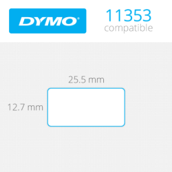 Dymo Çok Amaçlı Etiket 1000 Etiket 24x12mm 11353 - Thumbnail