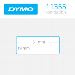 Dymo Çok Amaçlı Etiket 500 Etiket 19x51mm 11355 - Thumbnail