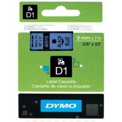 Dymo - Dymo D1 Yedek Şerit 9mmx7m Mavi/Siyah 40916 Dymo - Dymo D1 Yedek Şerit 9mmx7m Mavi/Siyah 40916