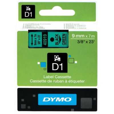 Dymo D1 Yedek Şerit 9mmx7m Yeşil/siyah 40919