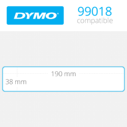 Dymo Dar Klasör Sırt Etiketi 110 Etiket 190x38mm 99018 - Thumbnail