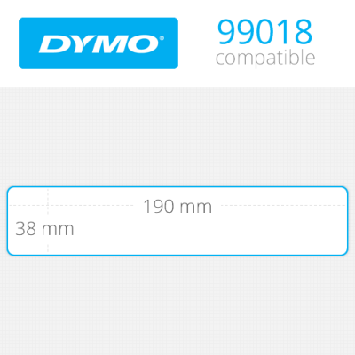 Dymo Dar Klasör Sırt Etiketi 110 Etiket 190x38mm 99018