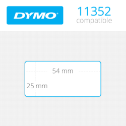 Dymo İade Adres Etiketi 500 Etiket 25x54mm 11352 - Thumbnail