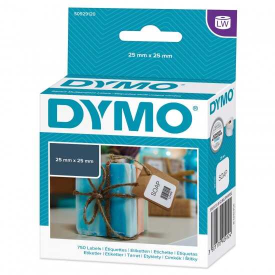 Dymo Lw Etiket 25mmx25mm 750 Adet S0929120