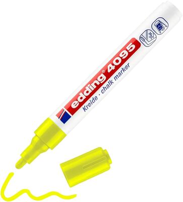 Edding Cam Kalemi 4095 3mm Fosforlu Sarı