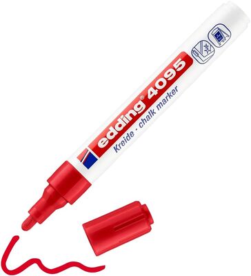 Edding Cam Kalemi 4095 3mm Kırmızı