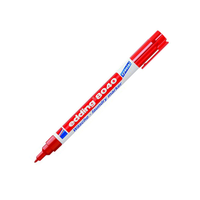 Edding Çamaşır Kalemi Kırmızı 8040