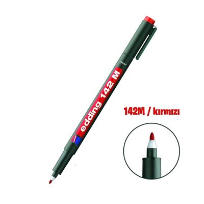 Edding Permanent Marker Kırmızı 142 M