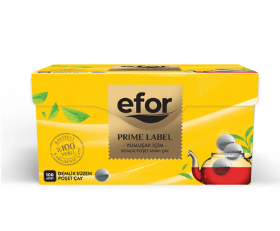 Efor Prime Label Demlik Poşet Çay 3.2gr 100lü