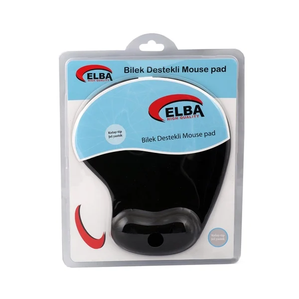 Elba Mouse Pad Bileklikli Jel Mavi K06152