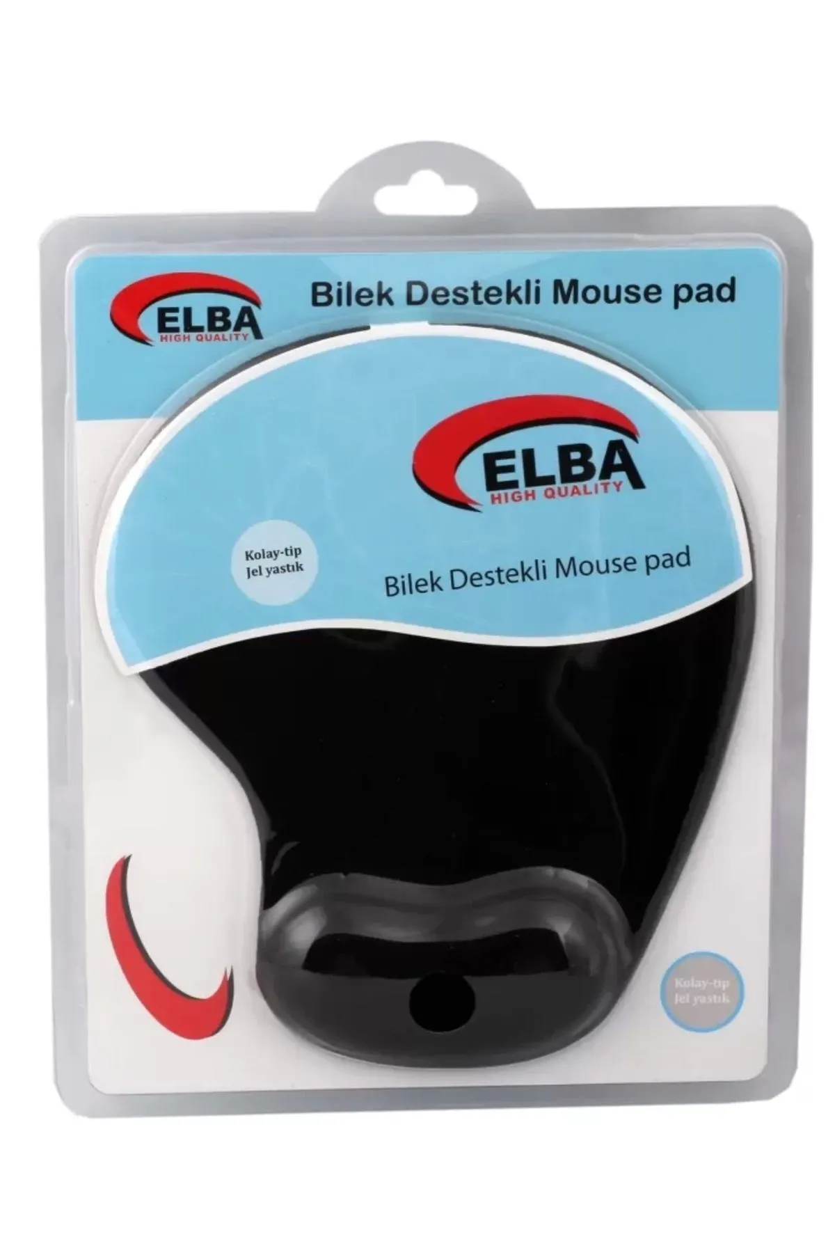 Elba Mouse Pad Bileklikli Jel Siyah K06152