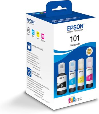 Epson 101 EcoTank 4 Renkli Çoklu Paket C13T03V64A