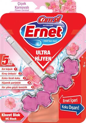Ernet Ultra Hijyen Klozet Blok Çiçek Karnavalı 50g