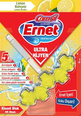 Ernet Ultra Hijyen Klozet Blok Limon Bahçesi 50g