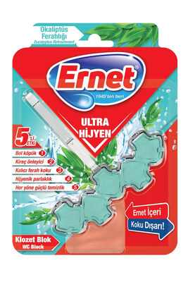 Ernet Ultra Hijyen Klozet Blok Okaliptus Ferahlığı 50g