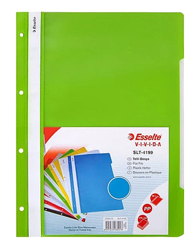 Esselte Telli Dosya Yeşil 50li