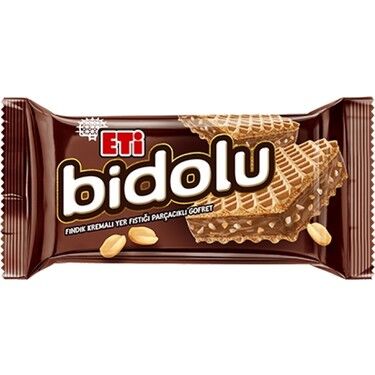 Eti Bidolu Fındık Kremalı Yer Fıstıklı 36gr 24lü