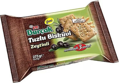 Eti Burçak Tuzlu Zeytinli Bisküvi 273g 16lı