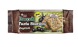 Eti Burçak Tuzlu Zeytinli Bisküvi 91gr 18li