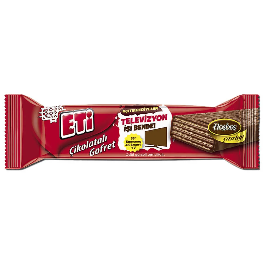 Eti Çikolatalı Gofret 34 g 42 li - Thumbnail