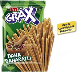 Eti Çubuk Kraker Crax Baharatlı 50gr 20 li - Thumbnail