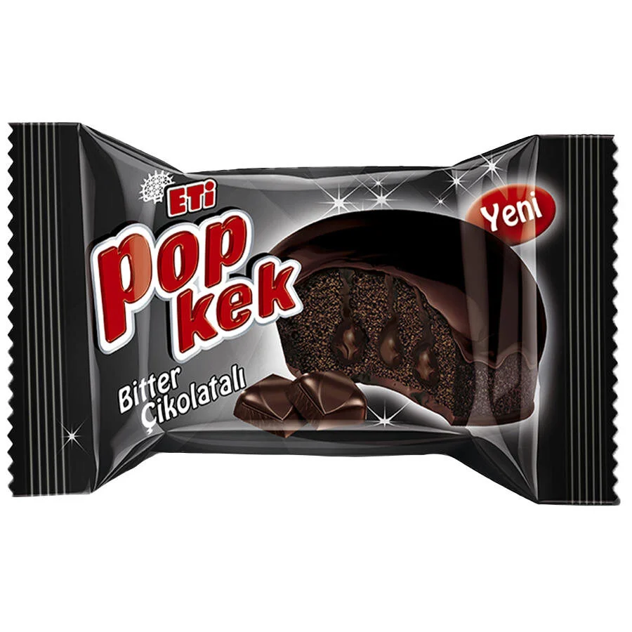 Eti Popkek Bitter Çikolatalı Kek 55 gr 24 lü