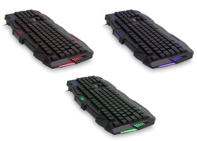 Everest KM-810 Siyah Q Usb Kablolu Multimedya Gaming Klavye Mouse Set 3 Farklı Aydınlatmalı