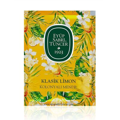 Eyüp Sabri Tuncer 50li Mendil Klasik Limon Kolonyalı (9,3 x 12,5) Doypack