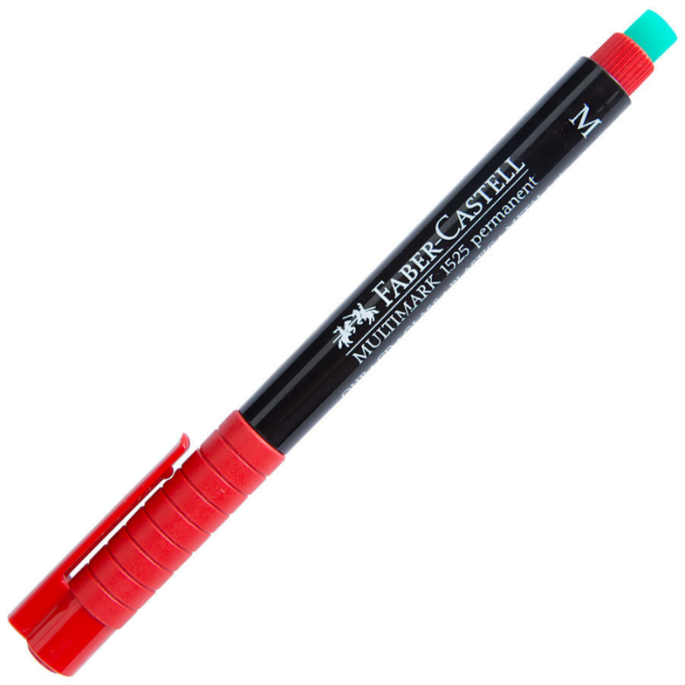 Faber Castell Asetat Kalemi 0.1mm Kırmızı 1525M
