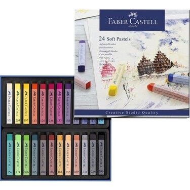 Faber Castell Creative Studio Toz Pastel Boya Soft 24 Renk