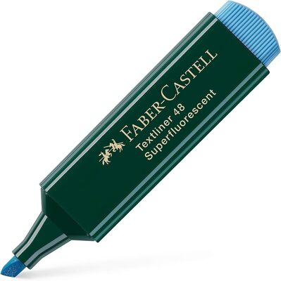 Faber Castell Fosforlu Kalem Mavi - 2